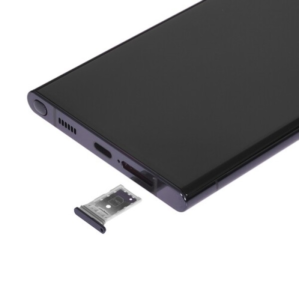 Смартфон Samsung Galaxy S22 Ultra 12/256Gb [6,8"/5G/NFC/Cam108+12+10+10Mpx/5000mAh/Черный]