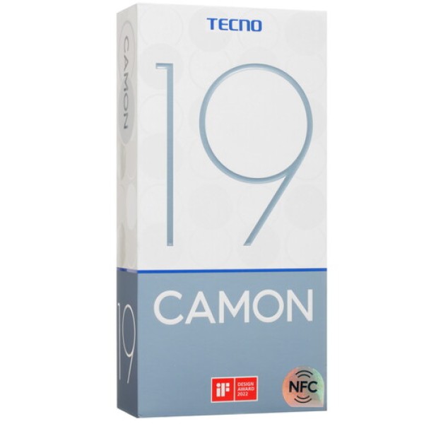 Смартфон Tecno Camon 19 6/128Gb [6,8"/LTE/NFC/Cam64+2+2Mpx/5000mAh/Eco Black]