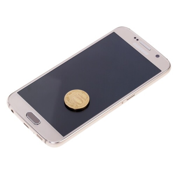 Смартфон Samsung SM-G920 Galaxy S6 5.1" 64Gb Gold 8x1.5Ghz/3072Mb/2560x1440/2SIM/3G/LTE6/GPS/Cam16/2550mAh/Android 5.0