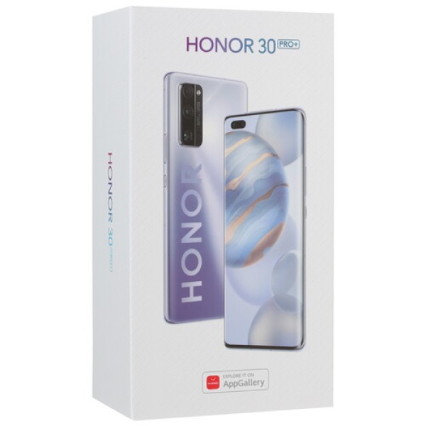 Смартфон Honor 30Pro+ 8/256Gb [6,57"/5G/NFC/Cam50+16+8Mpx/4000mAh/Silver]