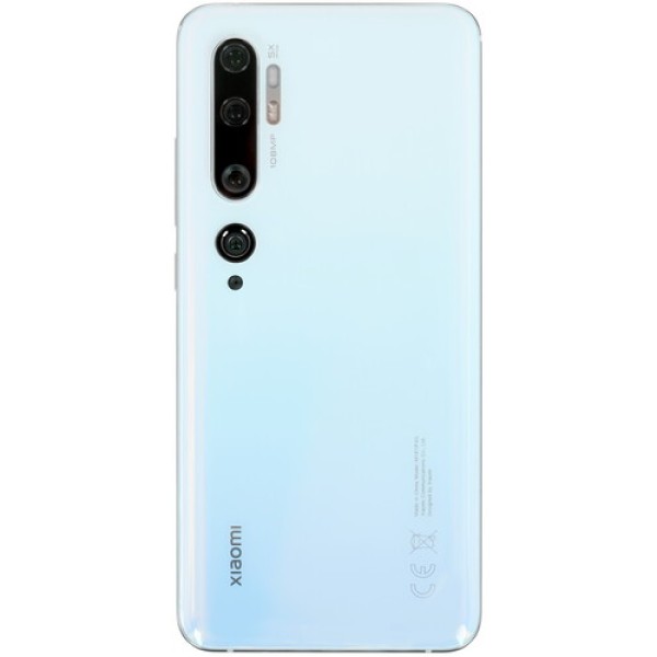 Смартфон Xiaomi Mi Note 10 6,47" Glacier White /128GB 2x2.2Ghz 6x1.8Ghz/6144Gb/1080x2340/Super Amoled/2SIM/LTE/NFC/Cam108+12+20+2Mpx/5260mAh/Android 9