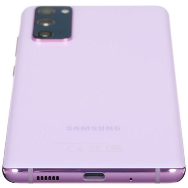 6.5" Смартфон Samsung Galaxy S20 FE 128 ГБ фиолетовый [8x2.84 ГГц, 2.42 ГГц, 1.8 ГГц, 6 Гб, 2 SIM, Super AMOLED, 2400x1080, камера 12+12+8 Мп, 4G, G