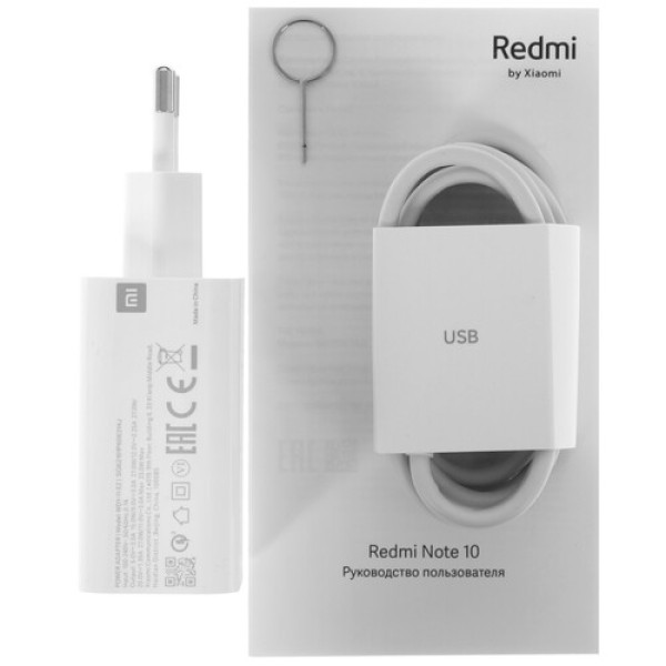 Смартфон Xiaomi Redmi Note 10 4/64Gb [6,43"/LTE/Cam48Mpx/5000mAh/Onyx Gray]