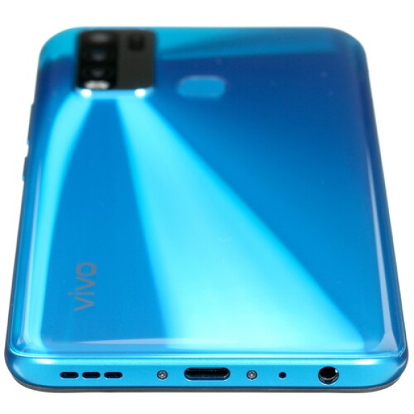 Смартфон Vivo Y30 6.47" 64Gb Blue MT6765R/8(8x2,3Ghz)/4Gb/1560x720/2SIM/LTE/Cam13+8+2+2/5000mAh/Android 10