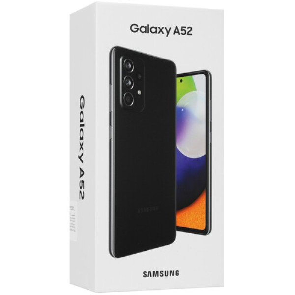 Смартфон Samsung Galaxy A52 4/128Gb [6,5"/LTE/NFC/Cam64+12+5+5/4500mAh/Black]