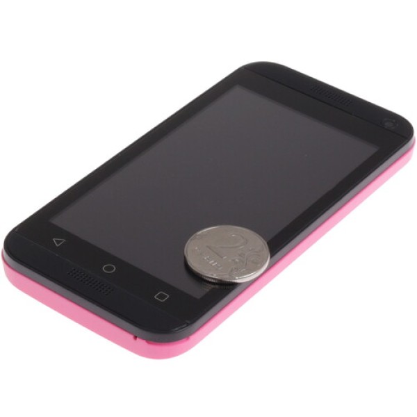 Смартфон DEXP Ixion M240 Strike 3 Pro Rose [4" 8Gb 4x1.3Ghz/1024Mb/800x480/IPS/2SIM/3G/GPS/Cam5AF/1400mAh/Android 6.0]