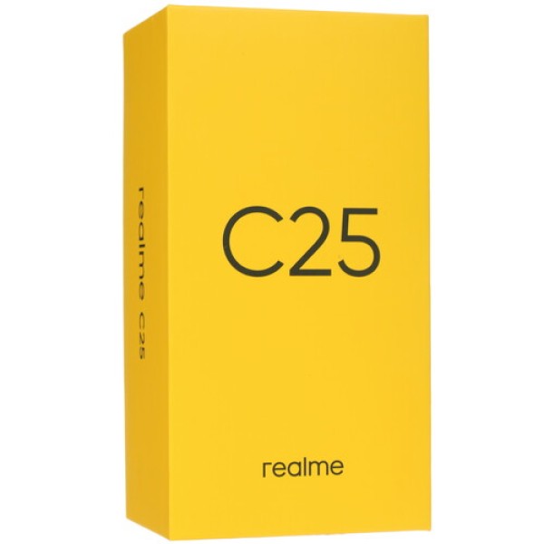 6.5" Смартфон realme C25 64 ГБ голубой