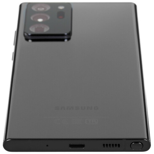 Смартфон Samsung Galaxy Note 20 Ultra 6.9" 512Gb Black Exynos990/12Gb/3088x1440/dAMOLED/LTE/Cam108+12+12/10Mp/4500mAh/Android