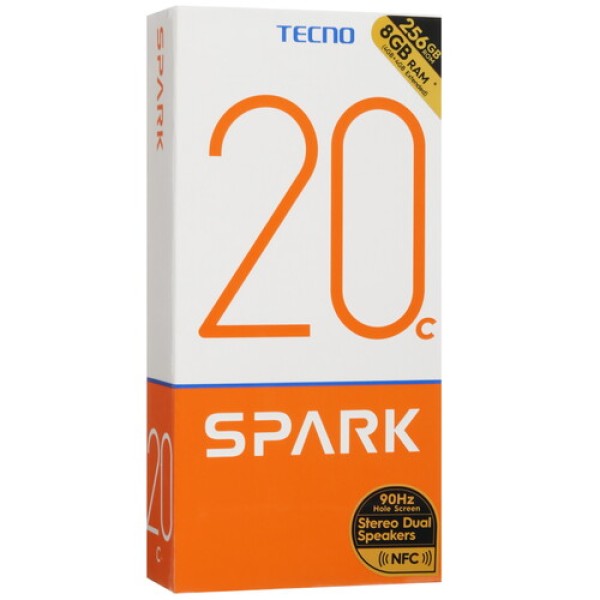 6.56" Смартфон Tecno SPARK 20C 256 ГБ золотистый