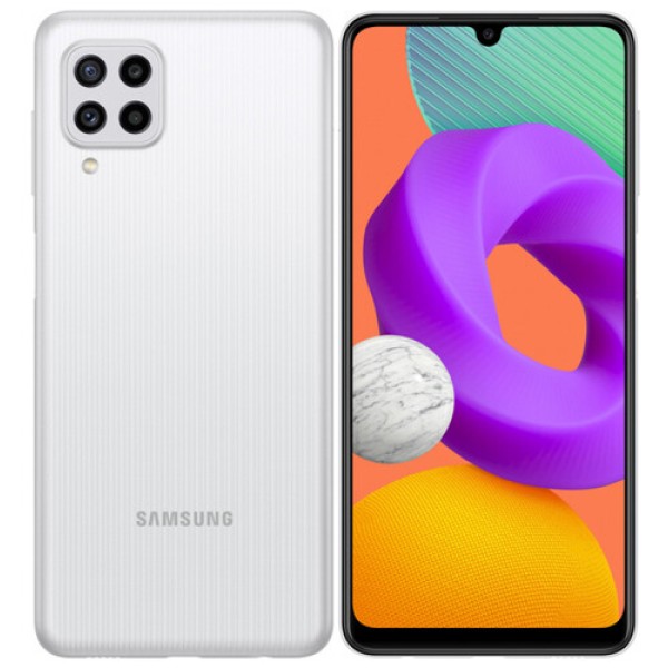 Смартфон Samsung Galaxy M22 4/128Gb [6,4"/LTE/NFC/Cam48+8+2+2Mpx/5000mAh/White]