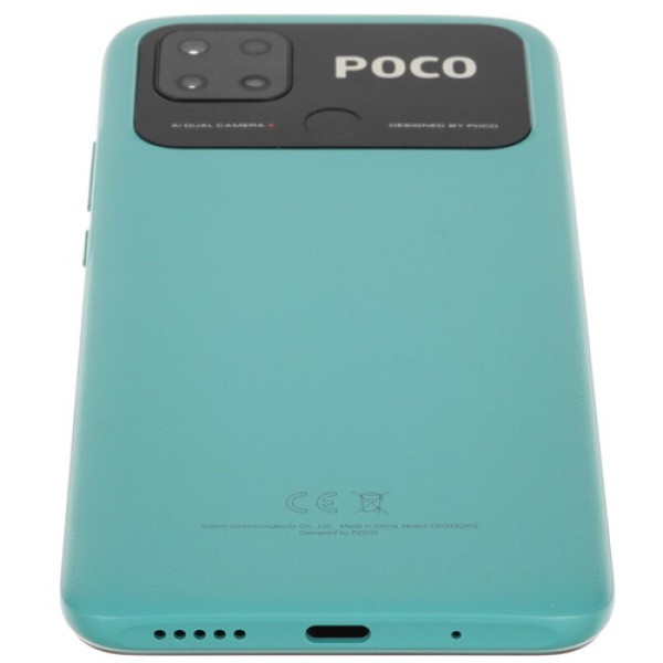 6.71" Смартфон POCO C40 64 ГБ бирюзовый