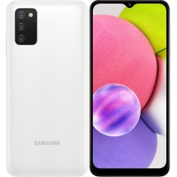 Смартфон Samsung Galaxy A03s 4/64Gb [6,5"/LTE/Cam13+2+2+2Mpx/5000mAh/White]