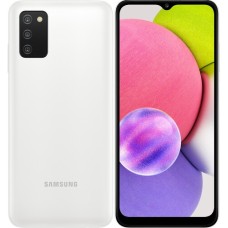 Смартфон Samsung Galaxy A03s 4/64Gb [6,5"/LTE/Cam13+2+2+2Mpx/5000mAh/White]