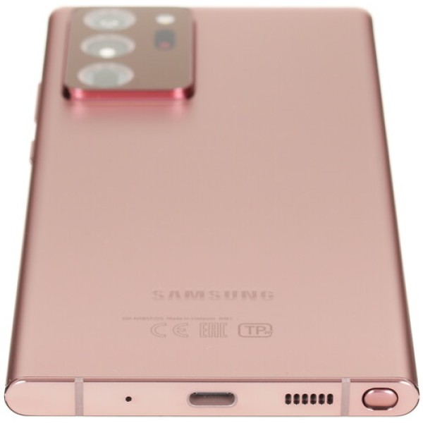 Смартфон Samsung Galaxy Note 20 Ultra 6.9" 256Gb Copper Exynos990/8Gb/3088x1440/dAMOLED/LTE/Cam108+12+12/10Mp/4500mAh/Android