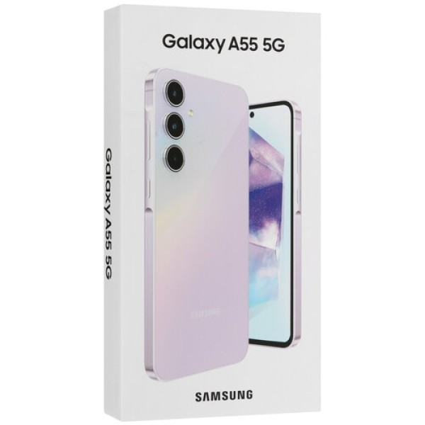 6.6" Смартфон Samsung Galaxy A55 256 ГБ фиолетовый