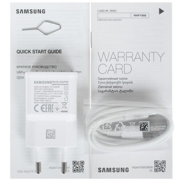 Смартфон Samsung Galaxy A03s 4/64Gb [6,5"/LTE/Cam13+2+2+2Mpx/5000mAh/White]