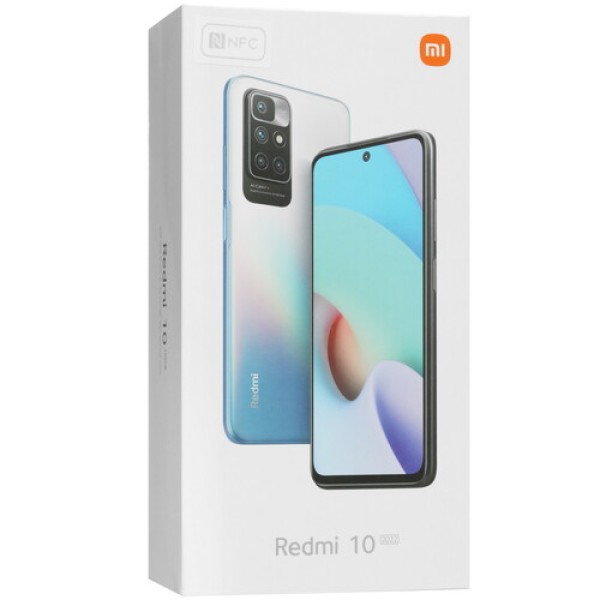 6.5" Смартфон Xiaomi Redmi 10 2022 128 ГБ голубой