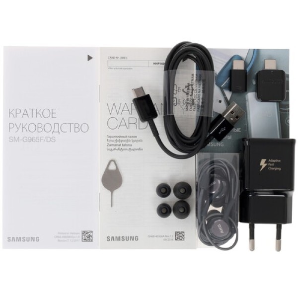 Смартфон Samsung Galaxy S9+ 6.2" 64Gb Grey8(4x2,9Ghz+4x1,9Ghz)/6144Mb/2960x1440/sAMOLED/2SIM/LTE/NFC/IP68/Cam12+12/3500mAh/Android 8.0