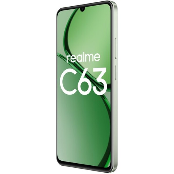 6.74" Смартфон realme C63 256 ГБ зеленый