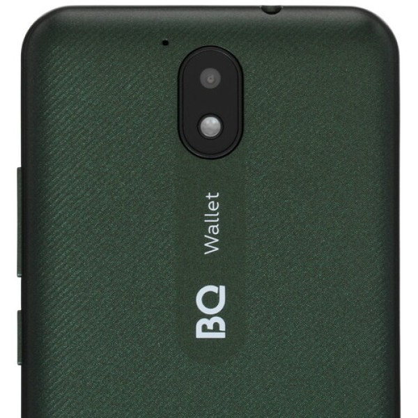 Смартфон BQ 5045L Wallet 4.95" 16Gb Green MT8765WB/4x1.3Ghz/1Gb/960х480/2SIM/LTE/Cam5/2000mAh/Android 10