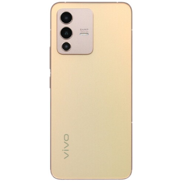 6.44" Смартфон Vivo V23 128 ГБ золотистый + Наушники TWS Vivo 2 ANC синие