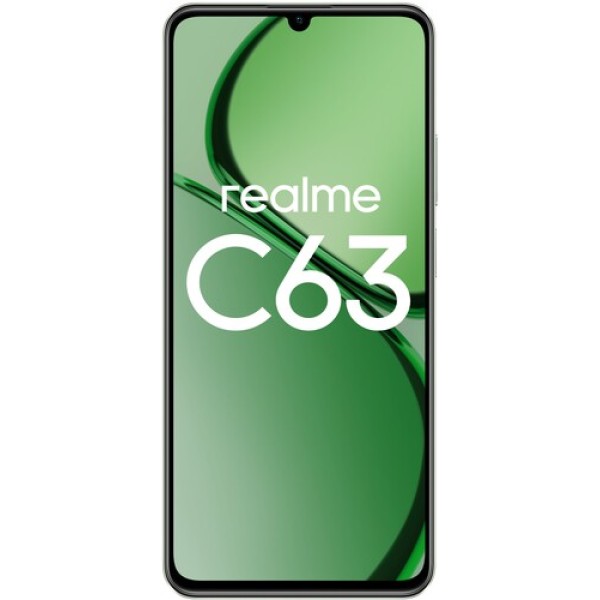 6.74" Смартфон realme C63 256 ГБ зеленый