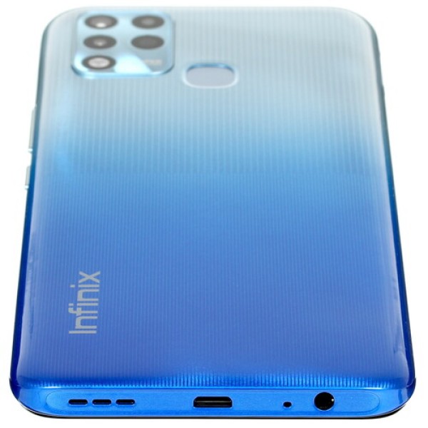 6.82" Смартфон Infinix HOT 11 128 ГБ голубой