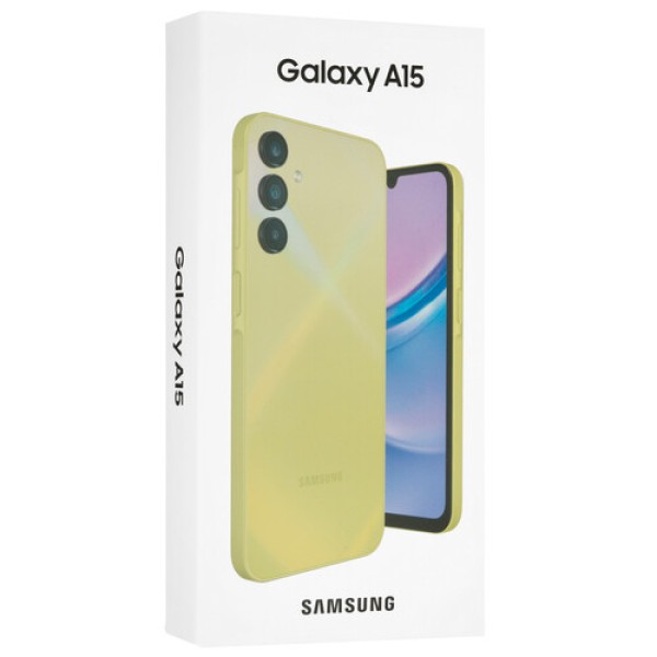 6.5" Смартфон Samsung Galaxy A15 256 ГБ желтый