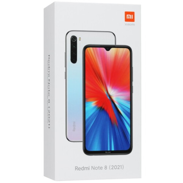 Смартфон Xiaomi Redmi Note 8 2021 4/64Gb [6,3"/LTE/Cam48+8+2+2Mpx/4000mAh/Moonlight White]