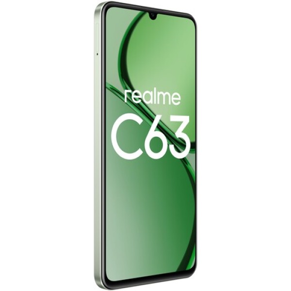 6.74" Смартфон realme C63 256 ГБ зеленый