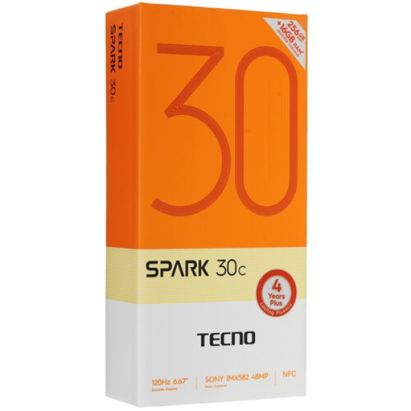 6.67" Смартфон Tecno SPARK 30C 256 ГБ черный