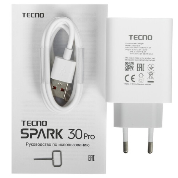 6.78" Смартфон Tecno SPARK 30 Pro 256 ГБ черный