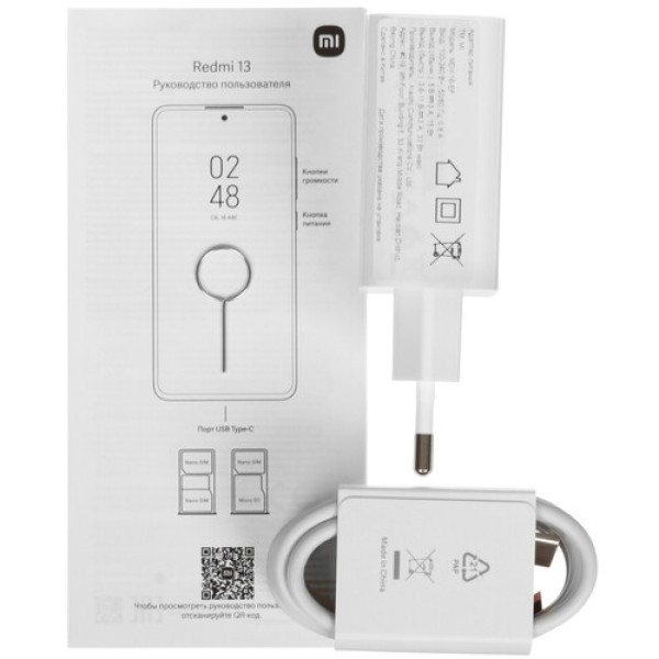 6.79" Смартфон Xiaomi Redmi 13 128 ГБ голубой