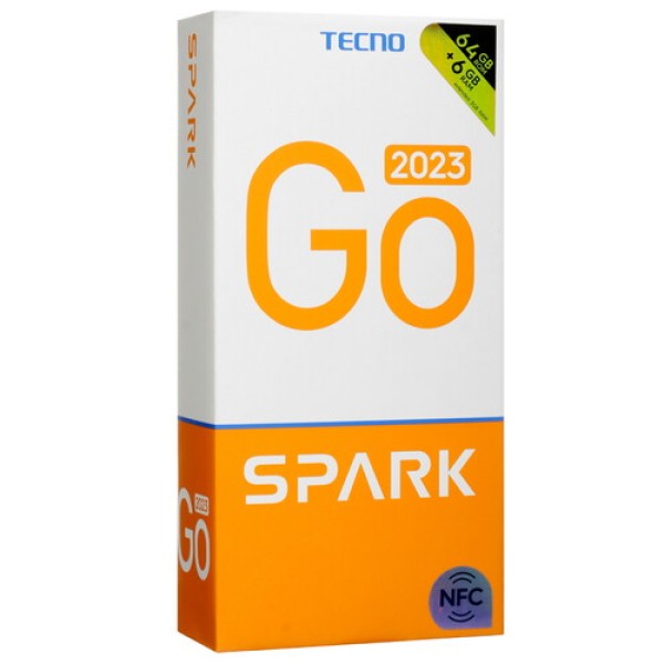 6.56" Смартфон Tecno SPARK GO 2023 64 ГБ черный