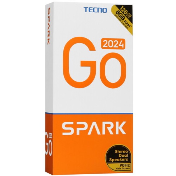6.56" Смартфон Tecno SPARK GO 2024 128 ГБ золотистый