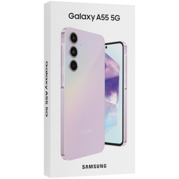 6.6" Смартфон Samsung Galaxy A55 128 ГБ фиолетовый