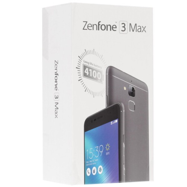 Смартфон Asus ZenFone 3 MAX ZC520TL 5.2" 16Gb Grey 4x1.4Ghz/2048Mb/1280x720/IPS/2SIM/LTE/GPS/Cam13/4100mAh/Android 6.0