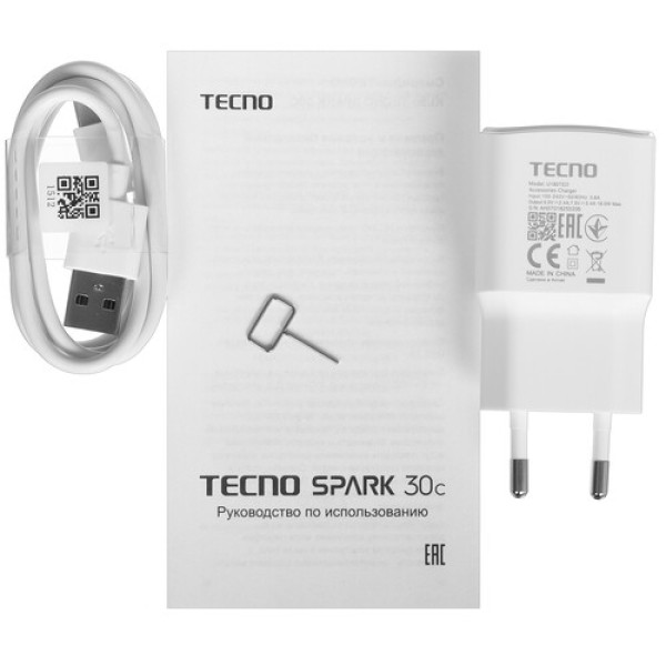 6.67" Смартфон Tecno SPARK 30C 256 ГБ серый