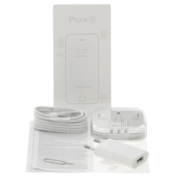 Смартфон Apple iPhone SE 16Gb Space Grey 2x1.8Ghz/2048Mb/1136x640/IPS/LTE/GPS/Cam12/iOS
