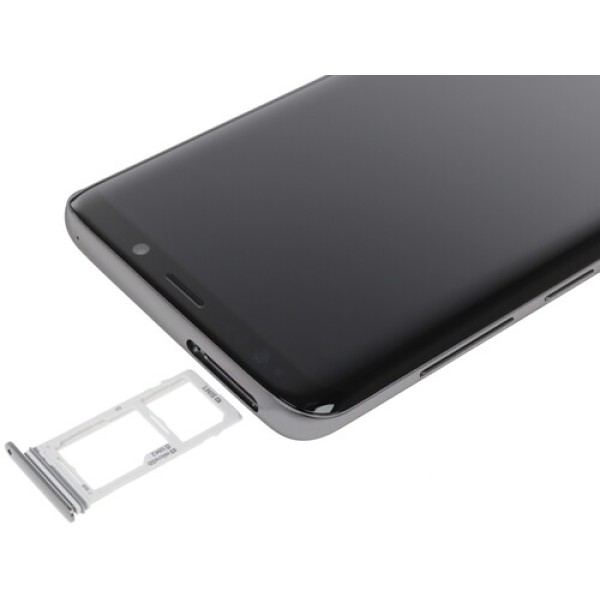 Смартфон Samsung Galaxy S9+ 6.2" 64Gb Grey8(4x2,9Ghz+4x1,9Ghz)/6144Mb/2960x1440/sAMOLED/2SIM/LTE/NFC/IP68/Cam12+12/3500mAh/Android 8.0
