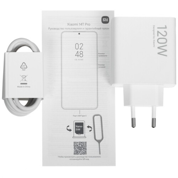 6.67" Смартфон Xiaomi 14T Pro 512 ГБ серый