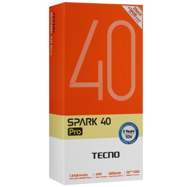 6.78" Смартфон Tecno SPARK 40 Pro 256 ГБ зеленый