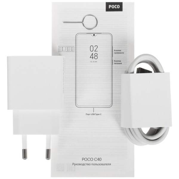 6.71" Смартфон POCO C40 32 ГБ черный
