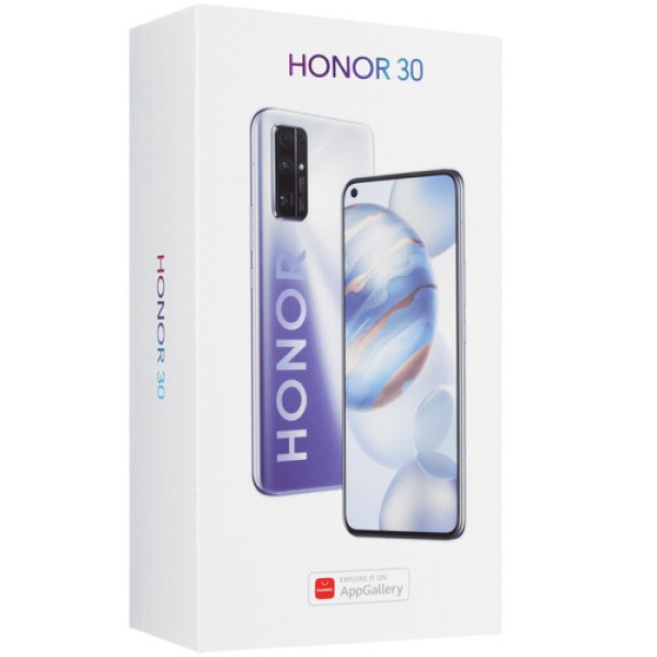 Смартфон Honor 30 Premium 8/256Gb [6,53"/5G/NFC/Cam40+8+8+2Mpx/4000mAh/Silver]