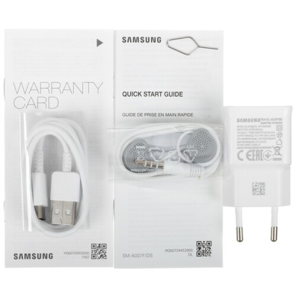 6.5" Смартфон Samsung Galaxy A03s 64 ГБ синий [8x(2.3 ГГц), 4 Гб, 2 SIM, TN, 1600x720, камера 13+2+2 Мп, 4G, GPS, 5000 мА*ч]