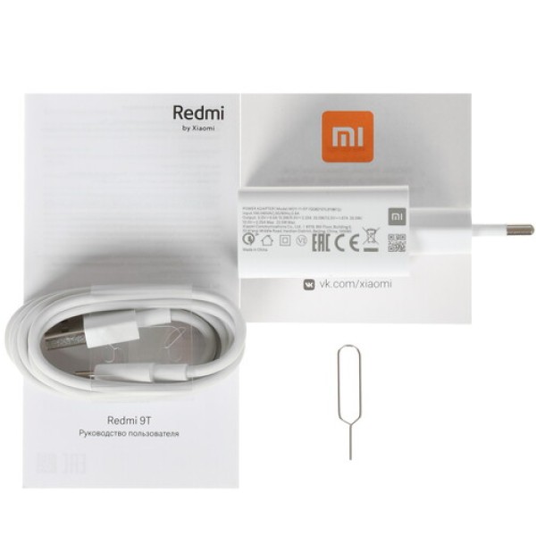 Смартфон Xiaomi Redmi 9T 4/64Gb [6,53"/LTE/NFC/Cam48Mpx/6000mAh/Sunrise Orange]