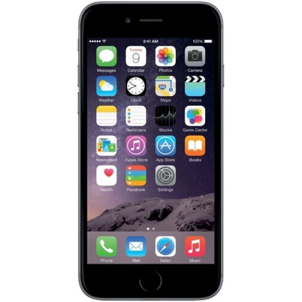 Смартфон Apple iPhone 6 4.7" 64Gb Space Gray 2x1.4Ghz/1024Mb/1334x750/IPS/3G/LTE/GPS/Cam8/iOS
