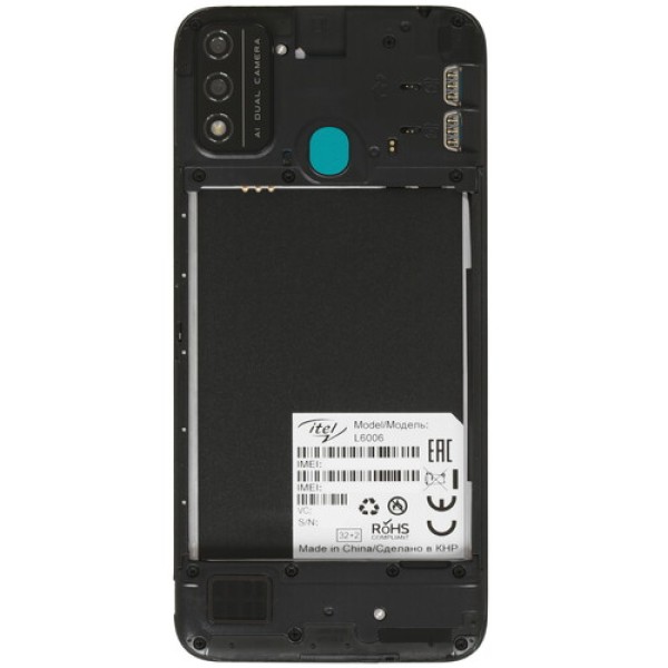 6.1" Смартфон Itel A48 32 ГБ зеленый