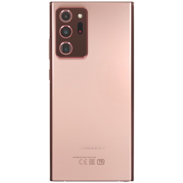 Смартфон Samsung Galaxy Note 20 Ultra 6.9" 256Gb Copper Exynos990/8Gb/3088x1440/dAMOLED/LTE/Cam108+12+12/10Mp/4500mAh/Android