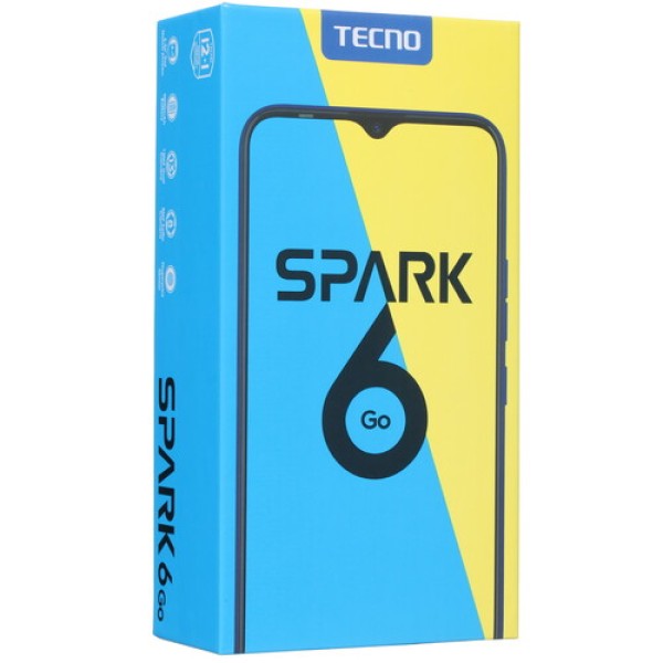6.52" Смартфон Tecno SPARK 6 Go 32 ГБ белый